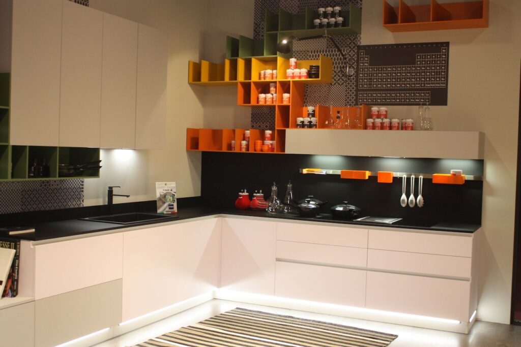 The Stunning Appeal and Functionality of Corner Glass Kitchen Cabinets 7