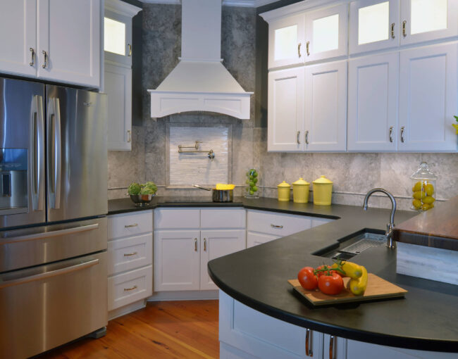 Stove in Corner of Kitchen pros and cons Wellcraft Kitchen and Bath
