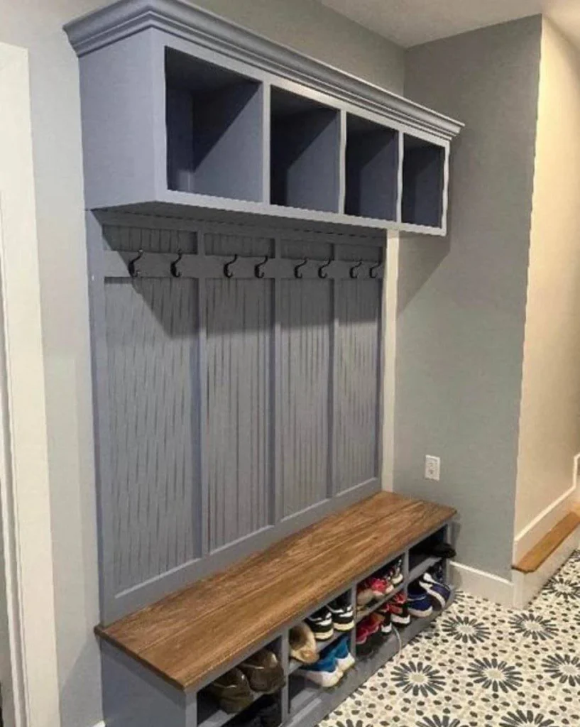 Wooden Bench for Mudroom 6