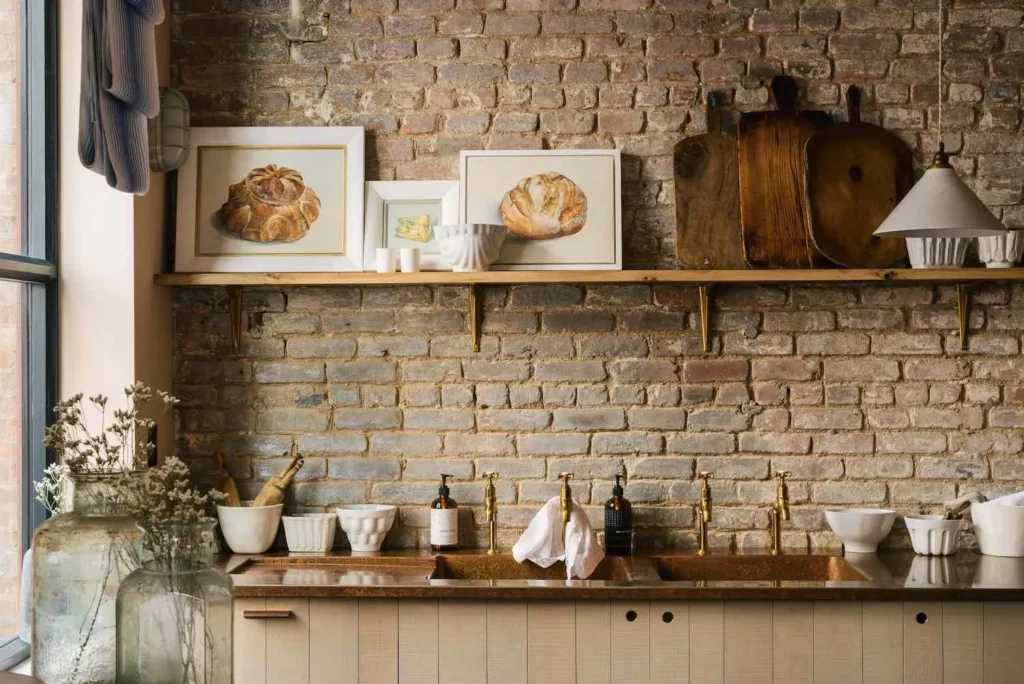 Farmhouse Kitchen Brick Backsplash 4