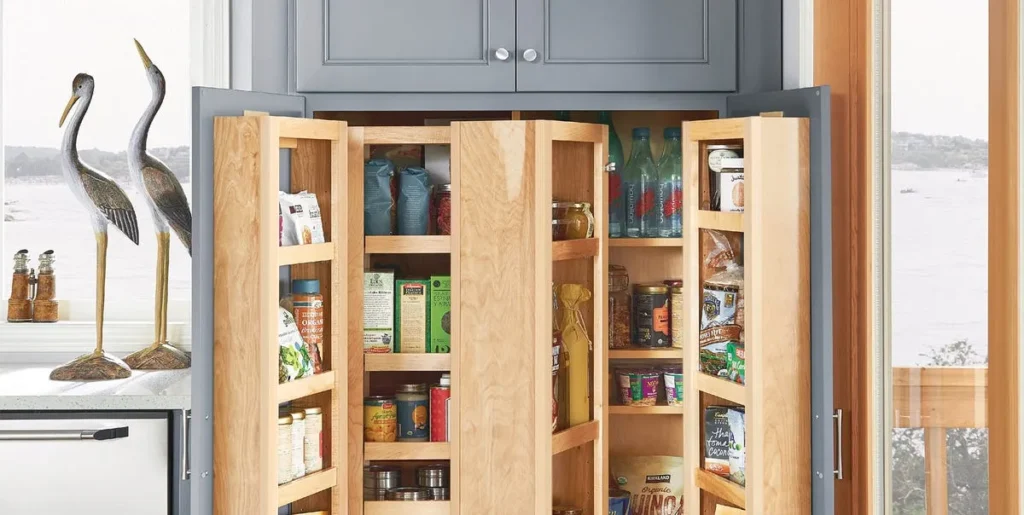 Pull Out Cabinets and Pantry Systems for Easy Storage