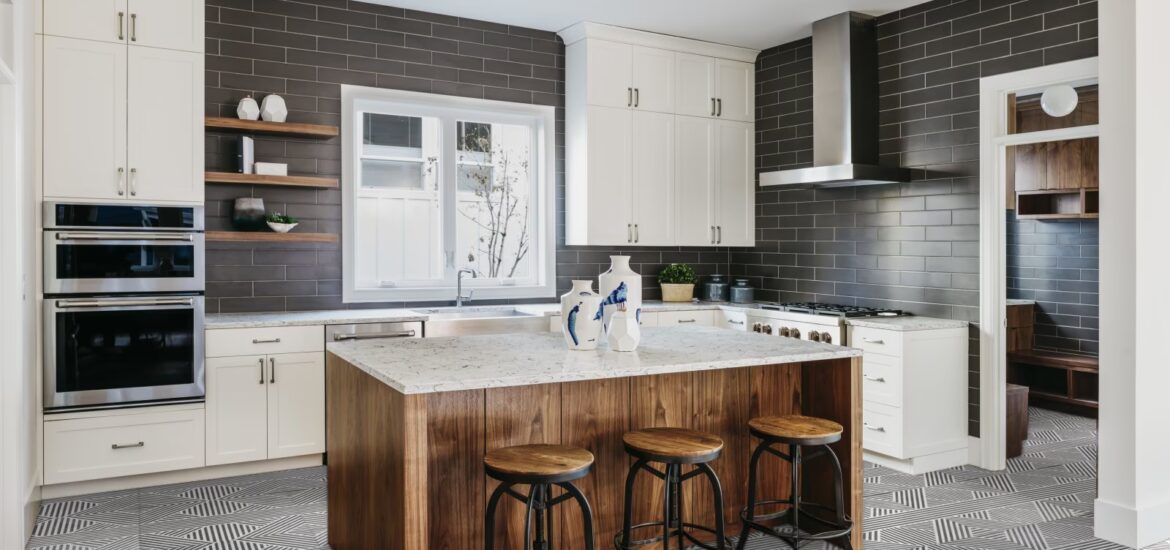 Nolita 24x24 inch matte porcelain floor tile with a soft concrete-like texture in a modern interior setting