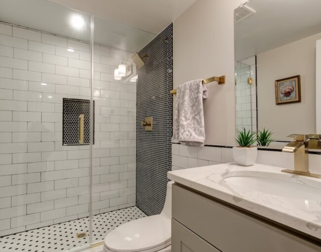 Small kitchen remodel Arlington condo VA by WellCraft Kitchens