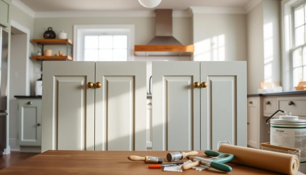DIY cabinet transformation