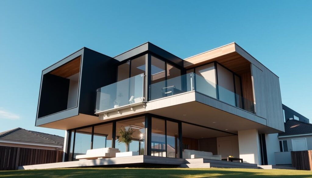 modern design and materials