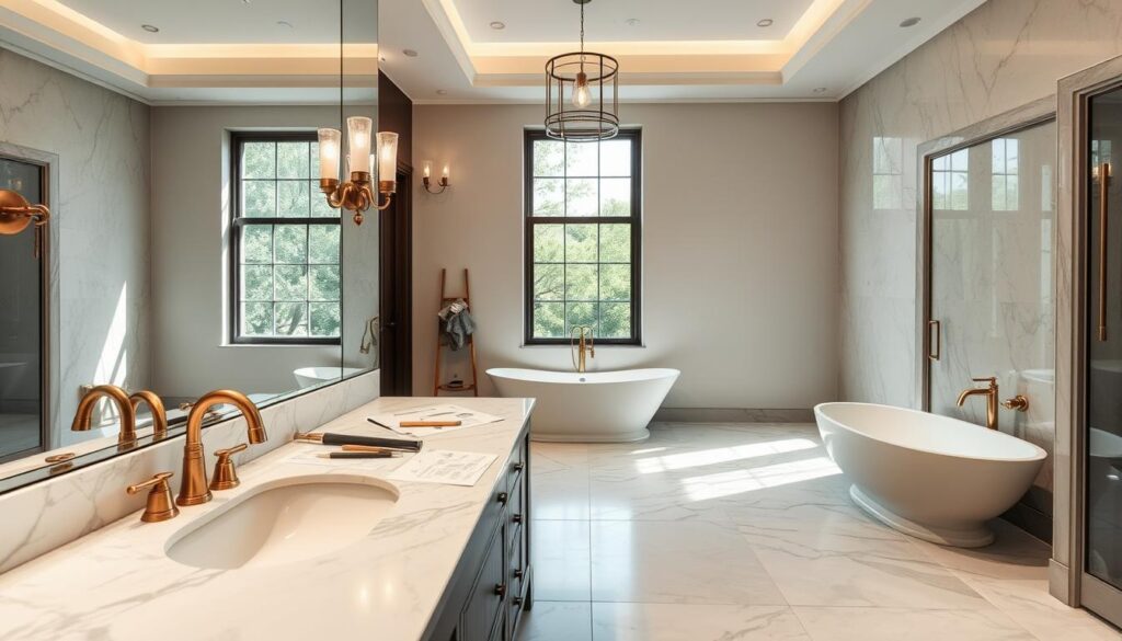 bathroom design process