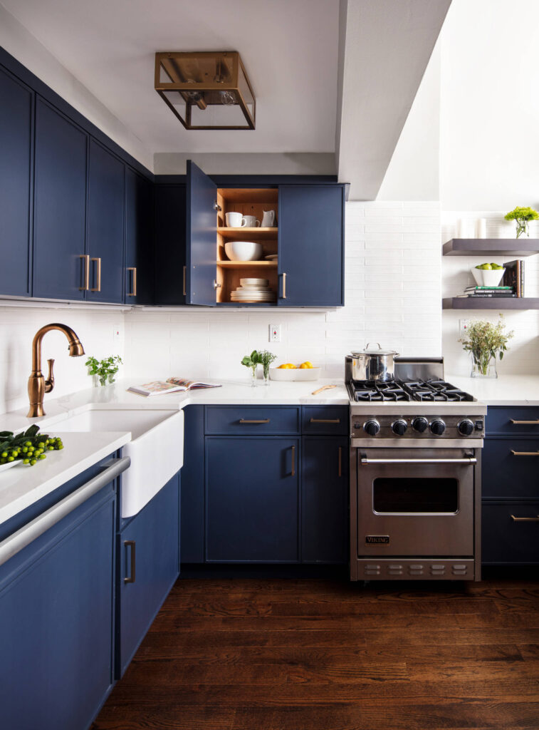 Modern kitchen remodel with updated cabinetry and countertops in Fairfax County VA